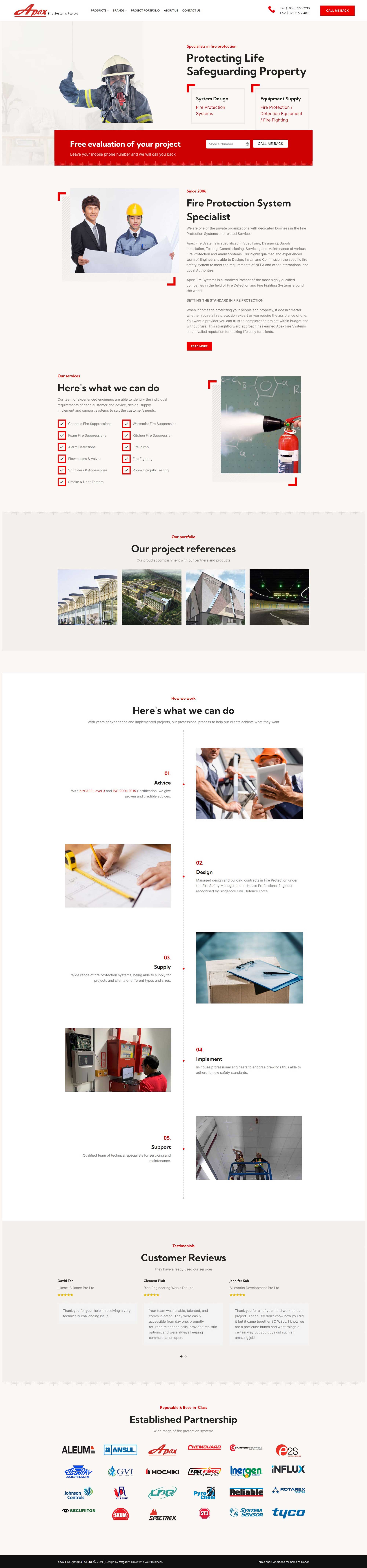 Apex ecommerce website