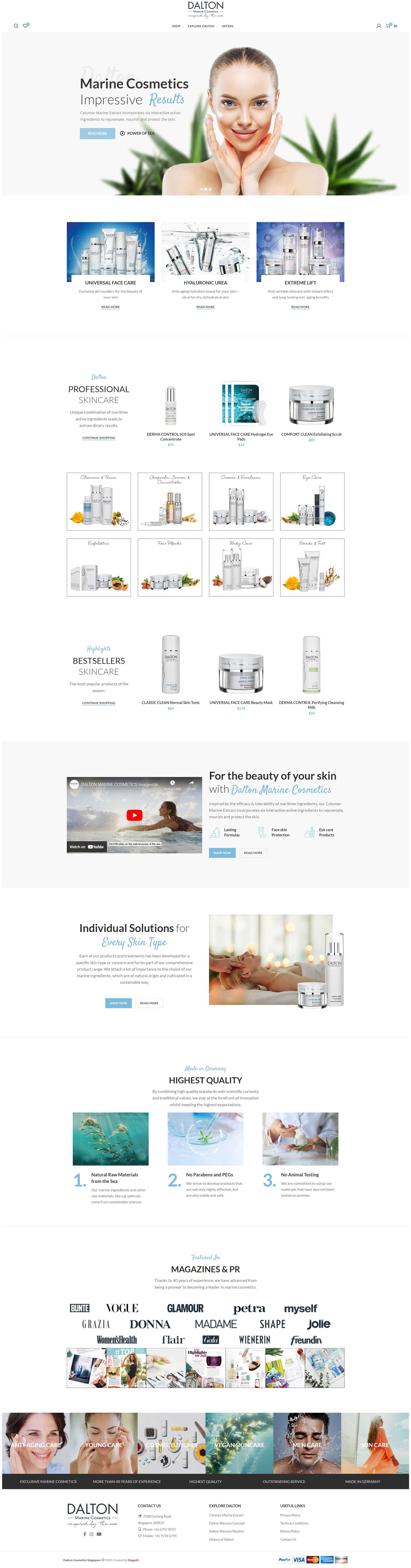 Dalton ecommerce website