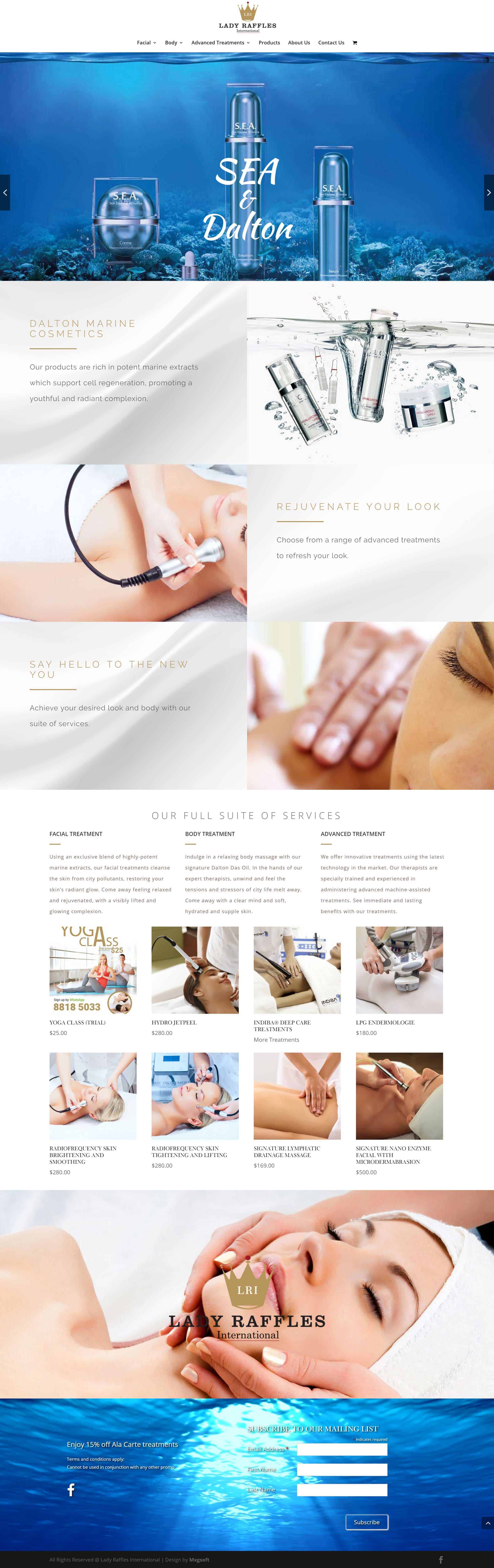 LRI ecommerce website